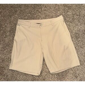 Lululemon Men's Commission Short 9" – Tan/Khaki – Size 36 – Golf Chino – LM7896S